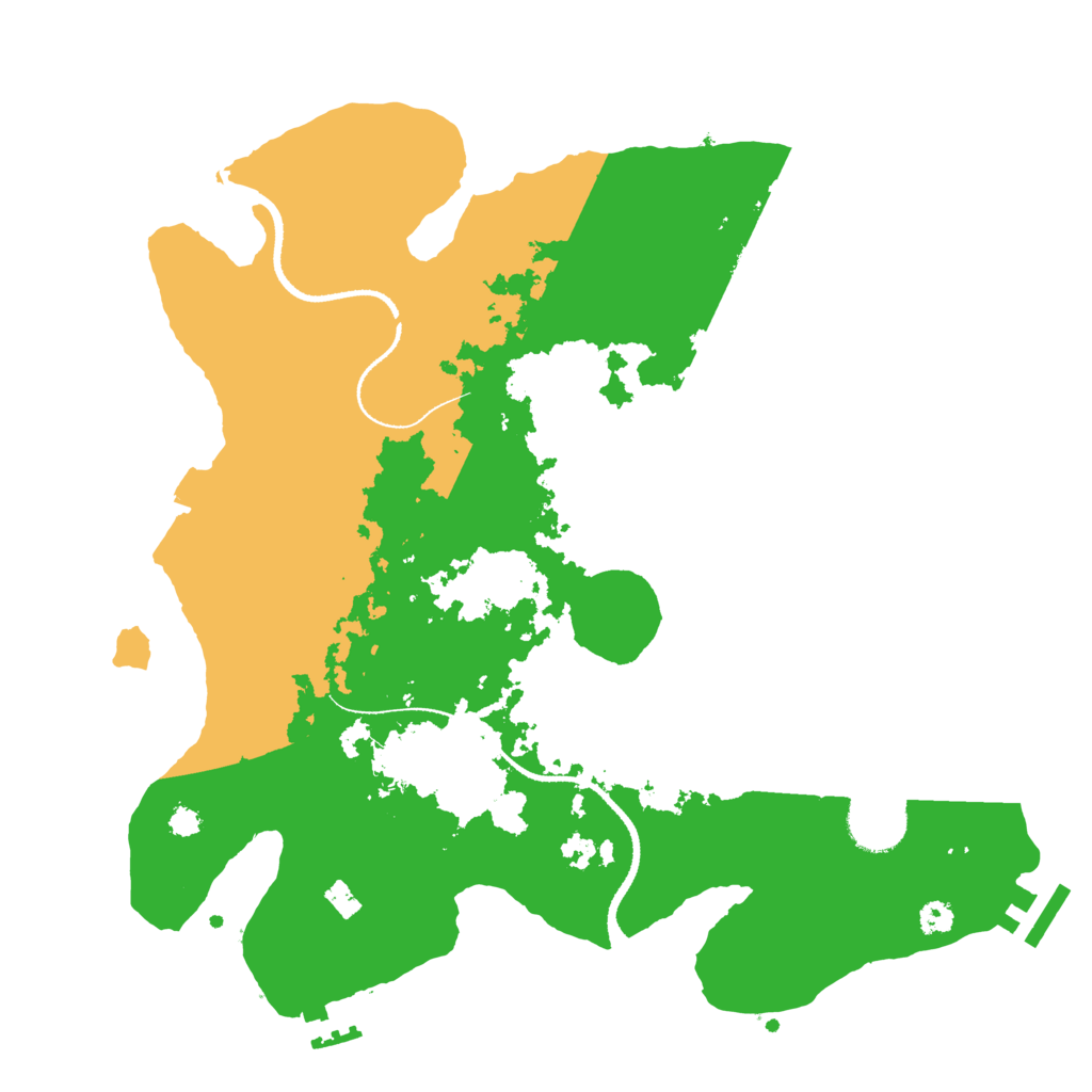 Biome Rust Map: Procedural Map, Size: 3250, Seed: 511016424
