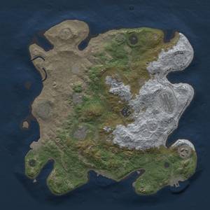 Thumbnail Rust Map: Procedural Map, Size: 3250, Seed: 511016424, 15 Monuments