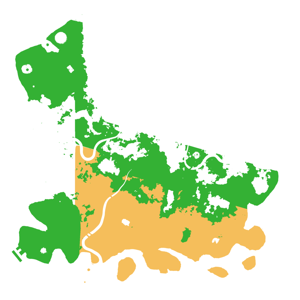 Biome Rust Map: Procedural Map, Size: 4500, Seed: 23463