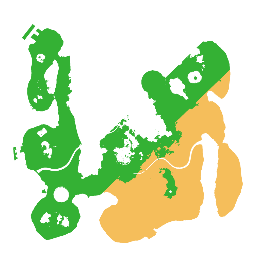 Biome Rust Map: Procedural Map, Size: 3000, Seed: 1183866686