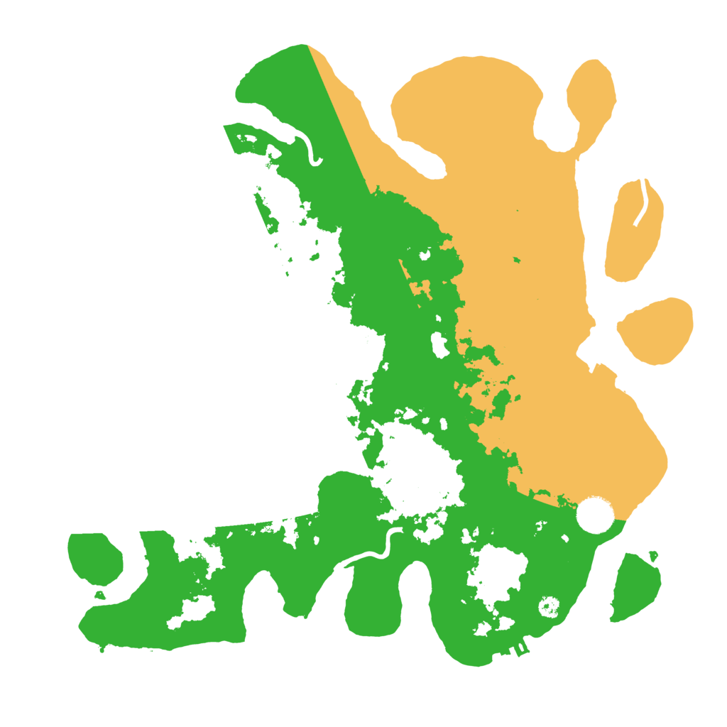 Biome Rust Map: Procedural Map, Size: 3500, Seed: 1327642516