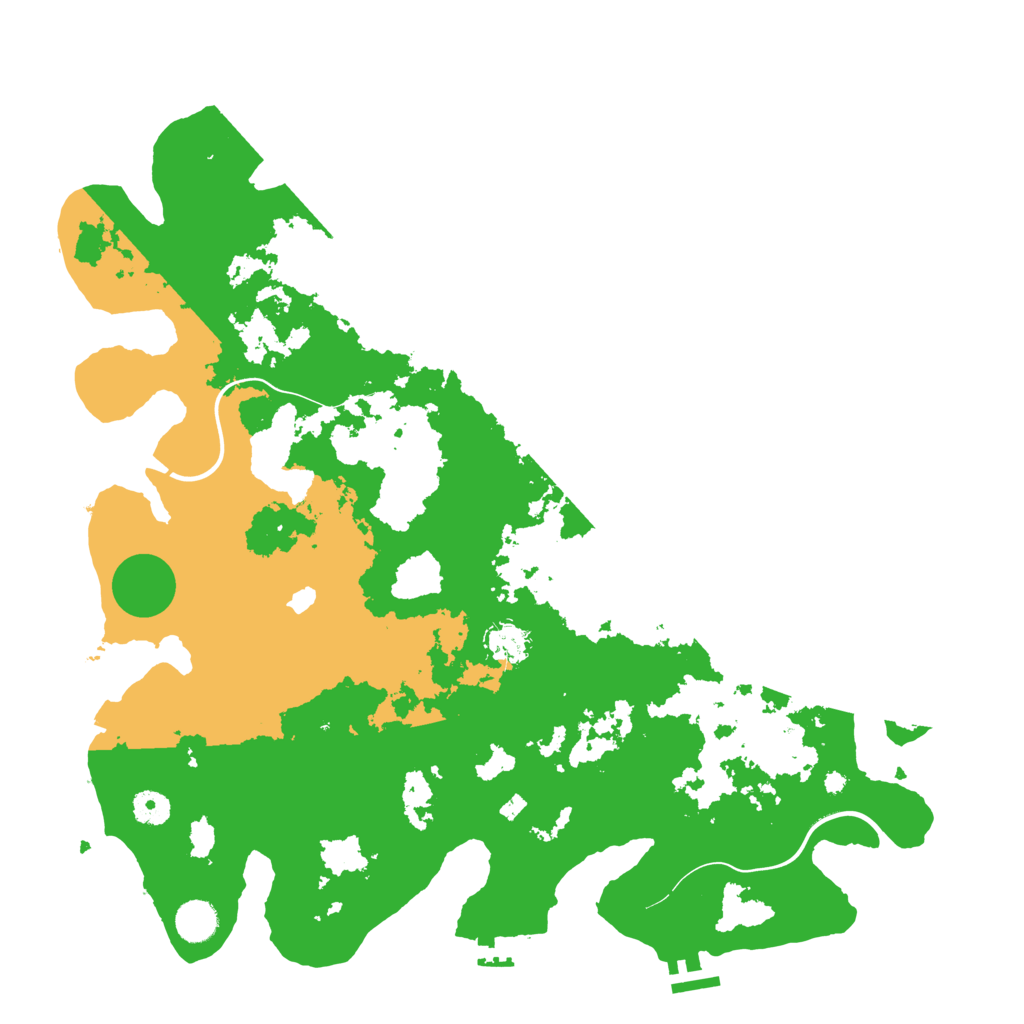 Biome Rust Map: Procedural Map, Size: 4250, Seed: 63552
