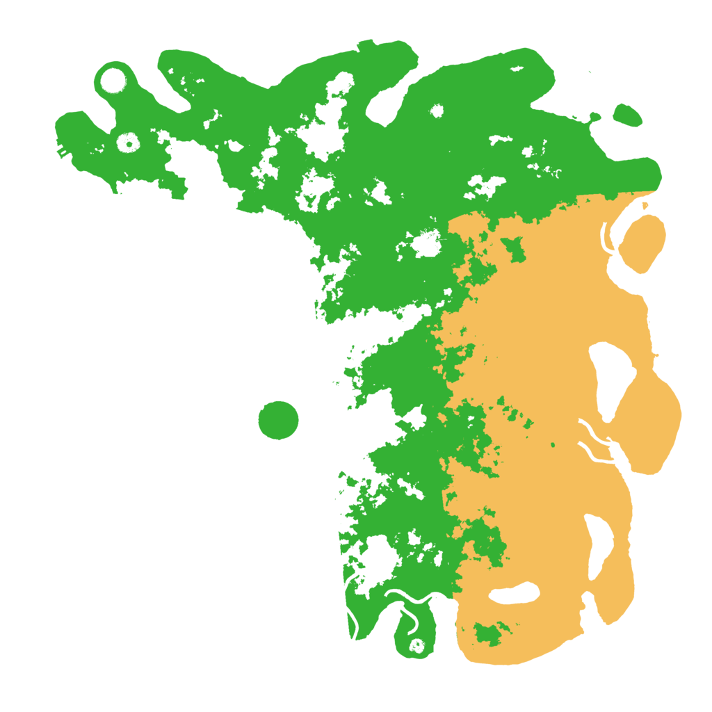 Biome Rust Map: Procedural Map, Size: 5000, Seed: 5003400