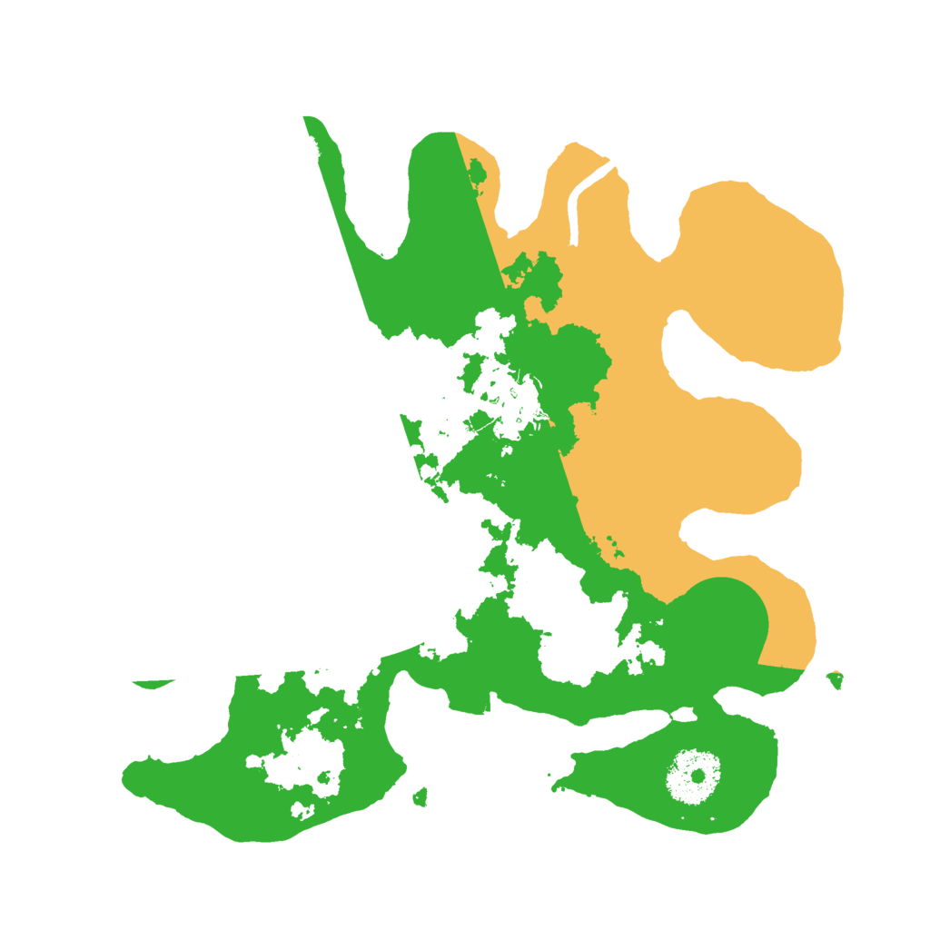 Biome Rust Map: Procedural Map, Size: 2600, Seed: 640047183