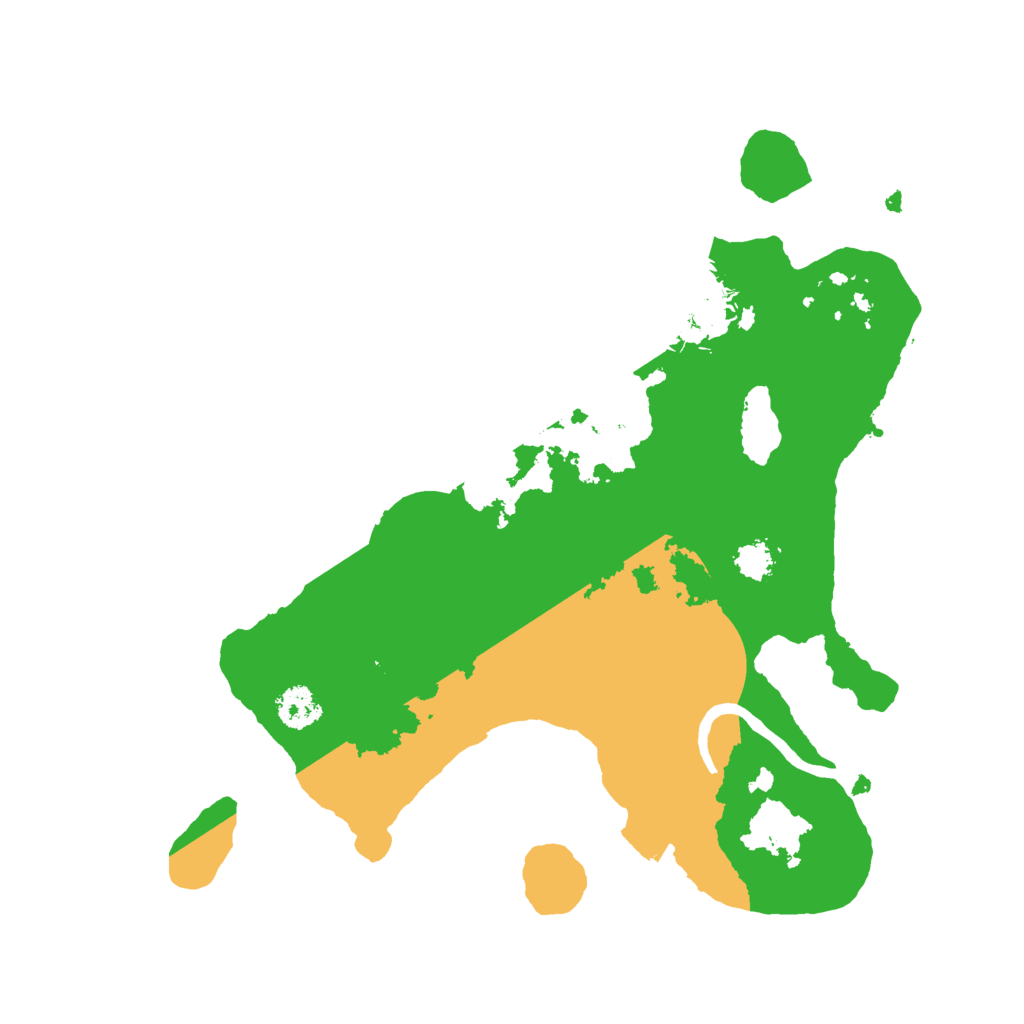 Biome Rust Map: Procedural Map, Size: 2500, Seed: 89678678