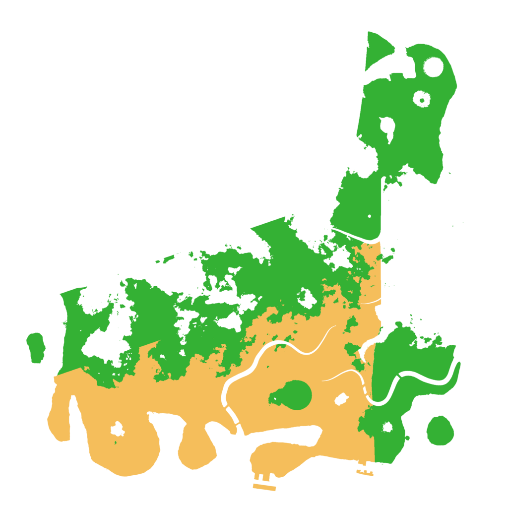 Biome Rust Map: Procedural Map, Size: 4500, Seed: 451256446