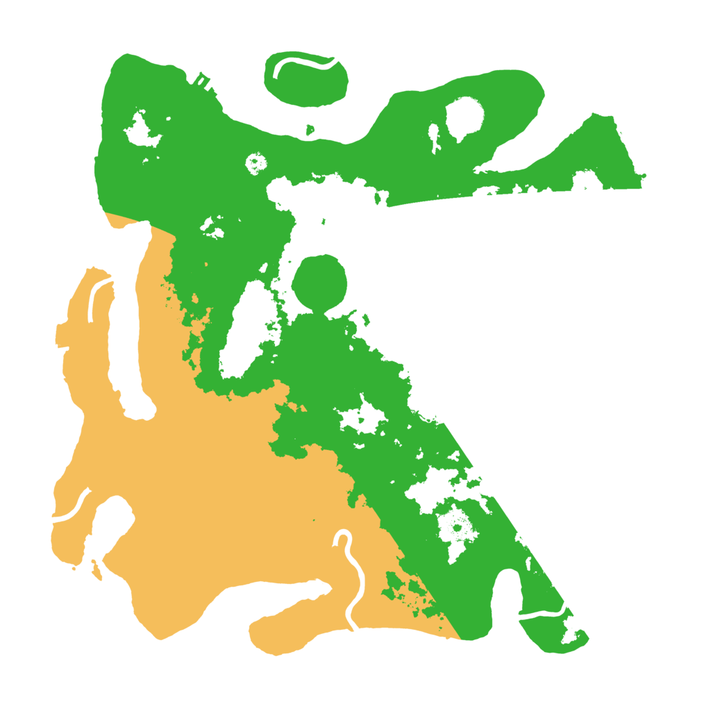 Biome Rust Map: Procedural Map, Size: 3500, Seed: 2046548047