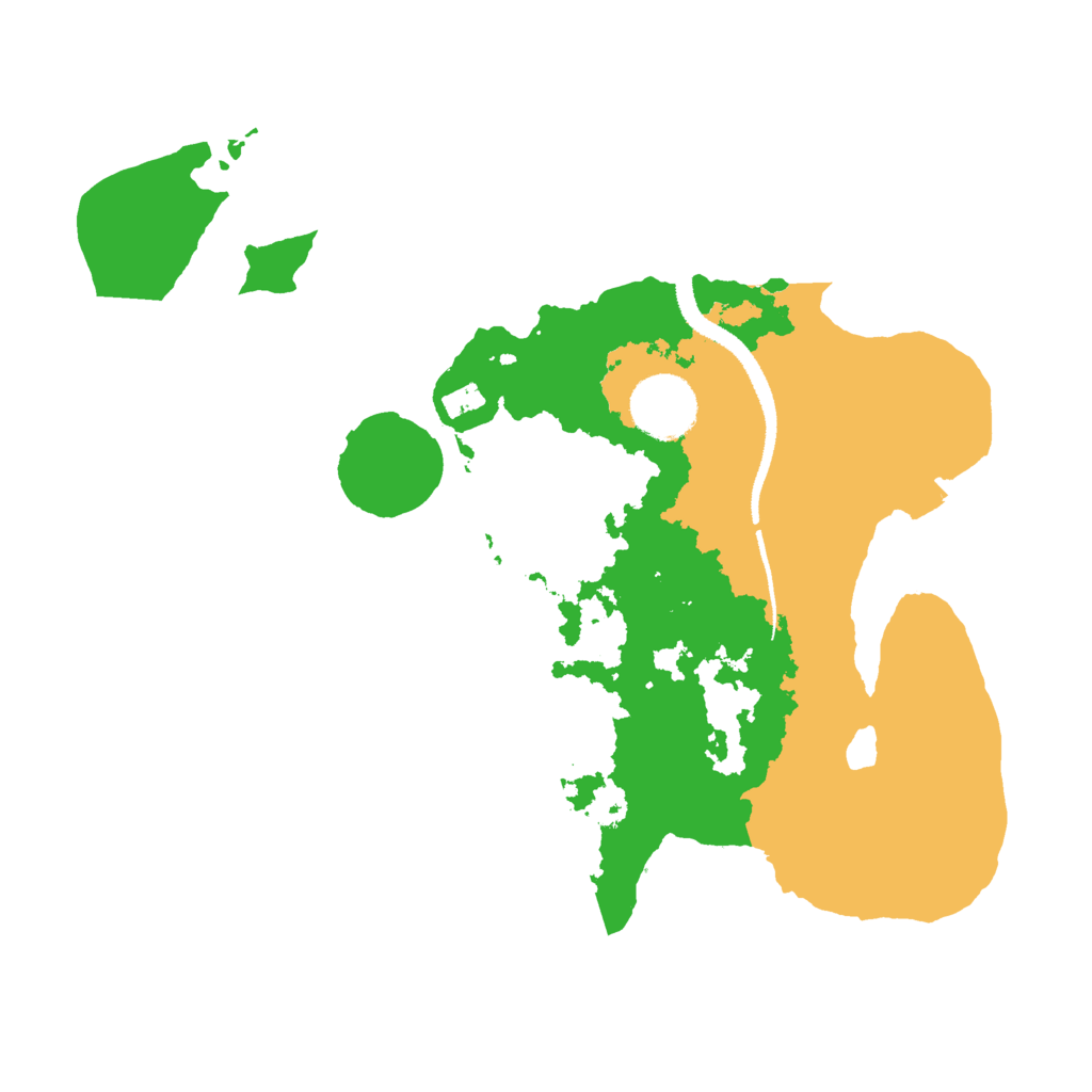 Biome Rust Map: Procedural Map, Size: 3000, Seed: 737495573