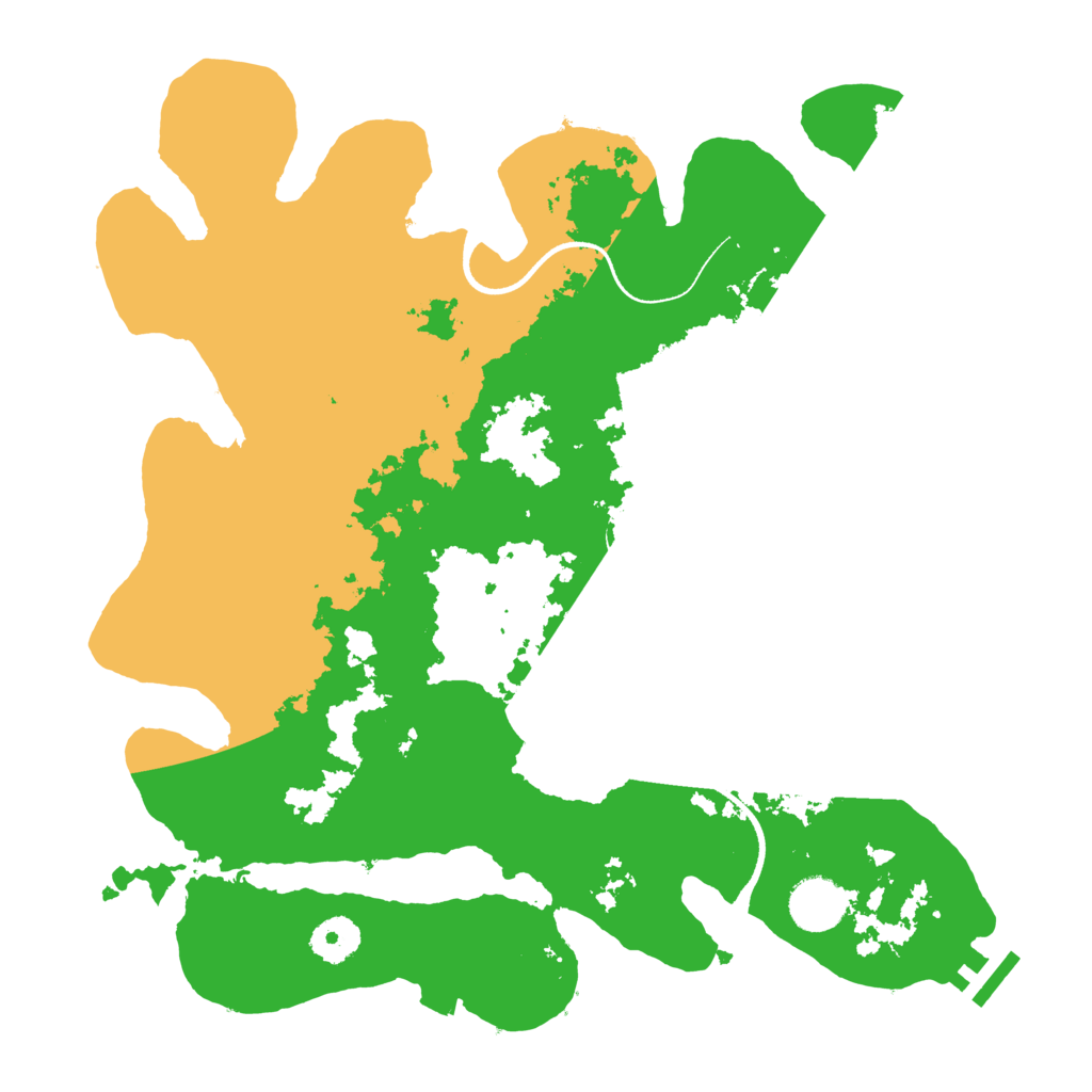 Biome Rust Map: Procedural Map, Size: 3500, Seed: 1179552158