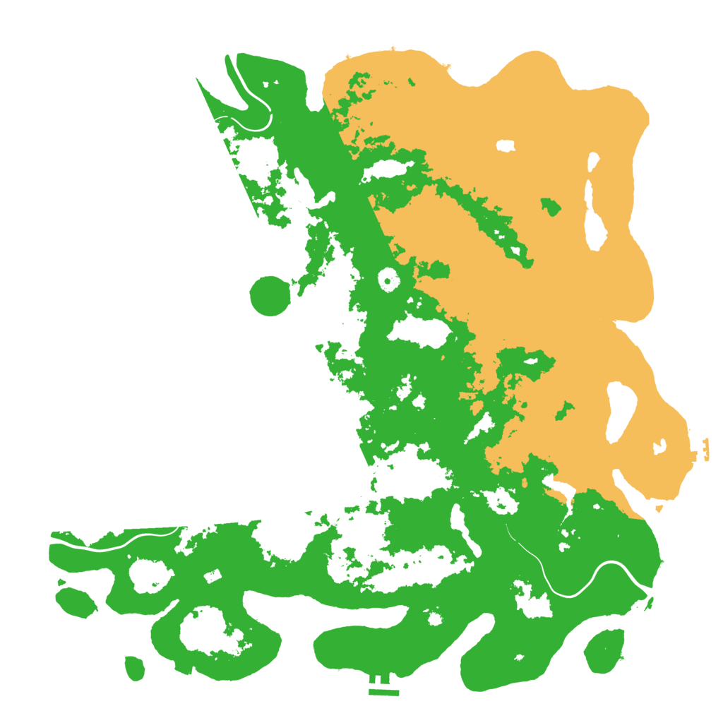 Biome Rust Map: Procedural Map, Size: 4800, Seed: 1541039354
