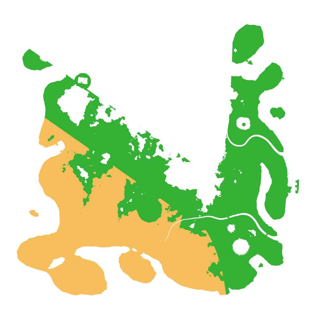Biome Rust Map: Procedural Map, Size: 3500, Seed: 763491753