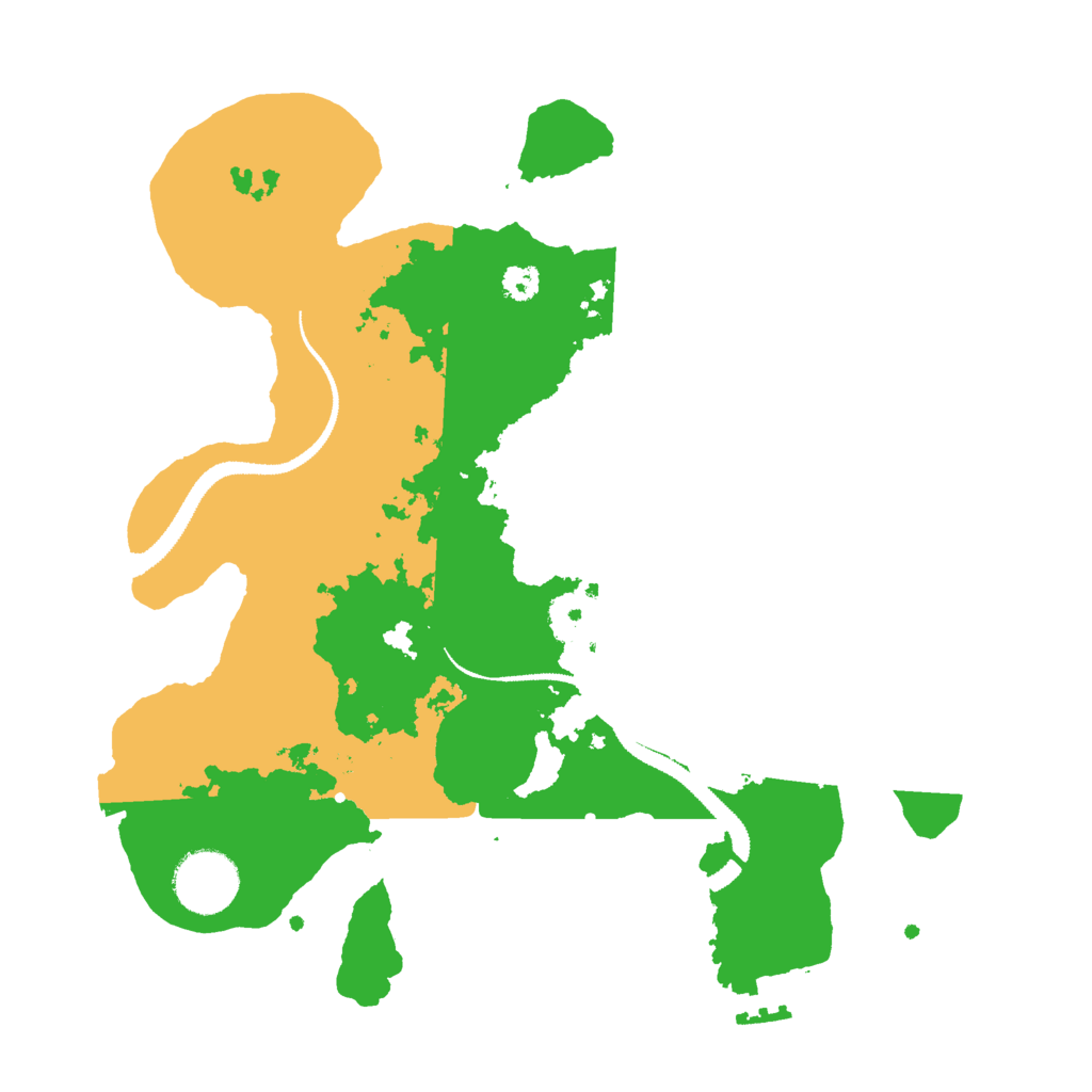 Biome Rust Map: Procedural Map, Size: 3000, Seed: 41279