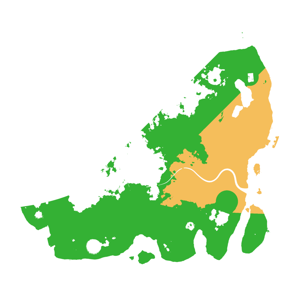 Biome Rust Map: Procedural Map, Size: 3500, Seed: 368985840