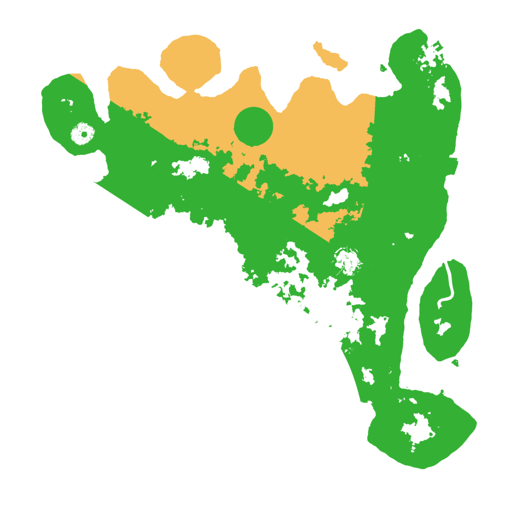 Biome Rust Map: Procedural Map, Size: 3500, Seed: 1917928530