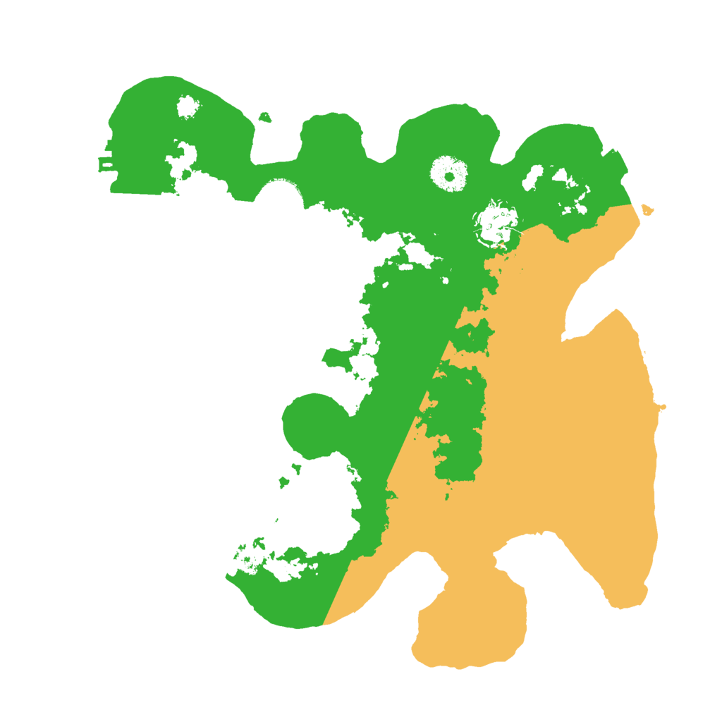 Biome Rust Map: Procedural Map, Size: 3000, Seed: 257996042