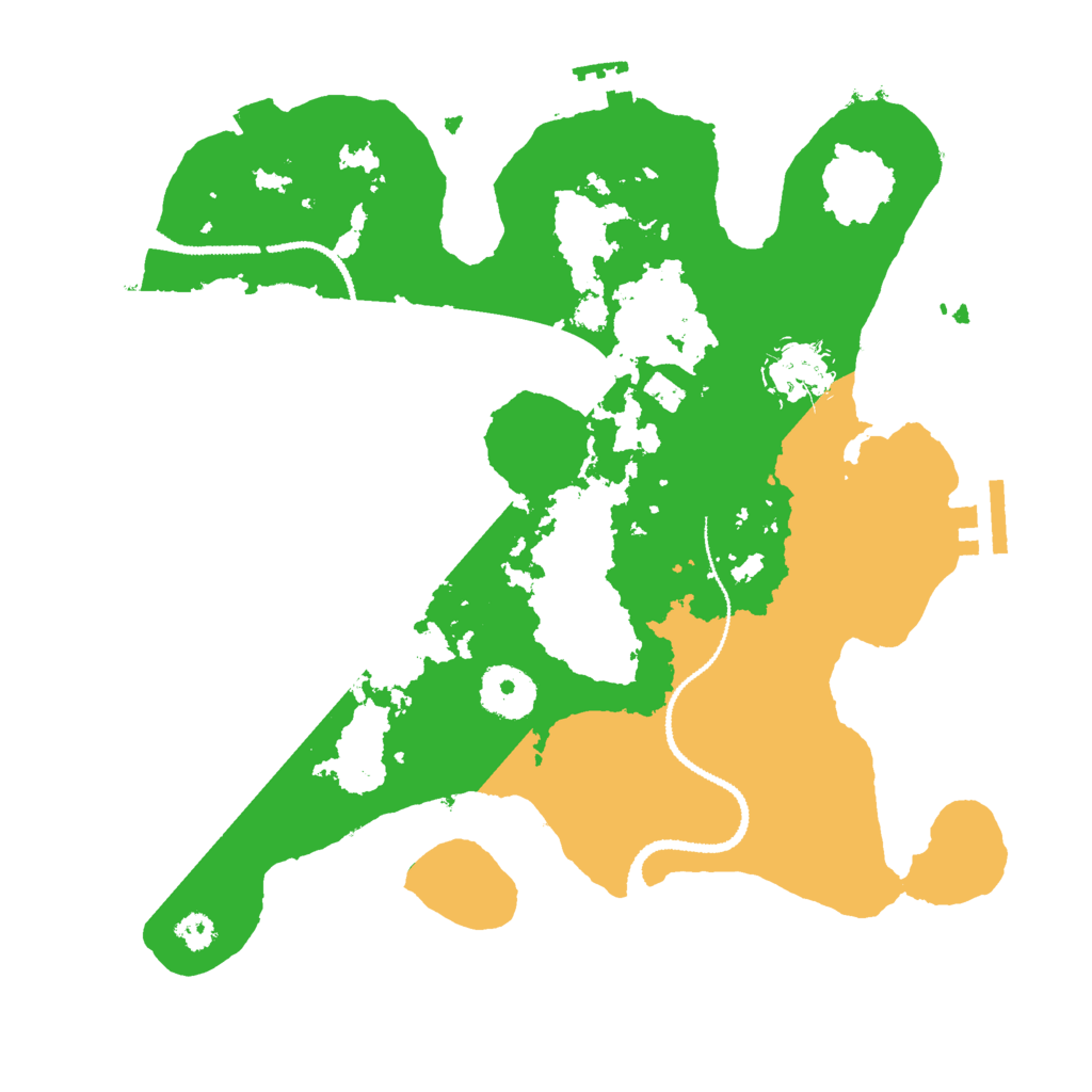 Biome Rust Map: Procedural Map, Size: 3000, Seed: 32607