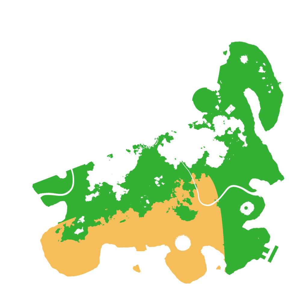 Biome Rust Map: Procedural Map, Size: 3500, Seed: 1799894204