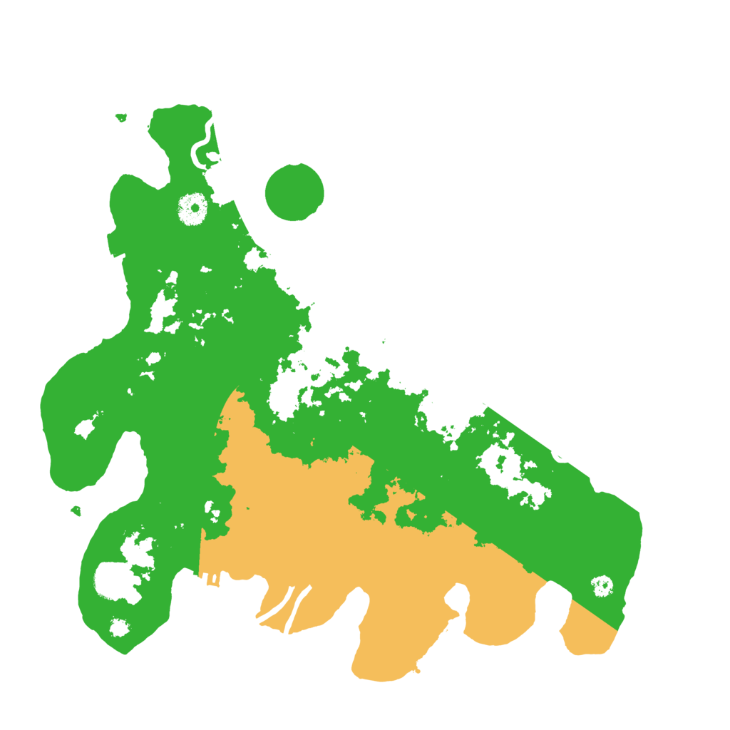 Biome Rust Map: Procedural Map, Size: 3500, Seed: 64167