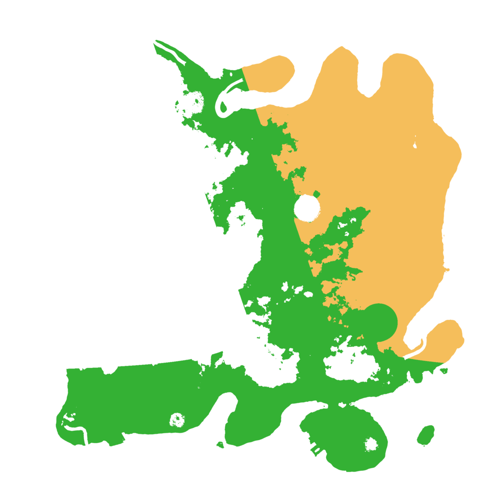 Biome Rust Map: Procedural Map, Size: 3500, Seed: 1155999612