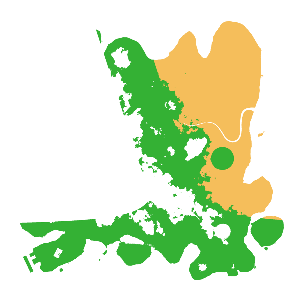 Biome Rust Map: Procedural Map, Size: 3500, Seed: 684032027