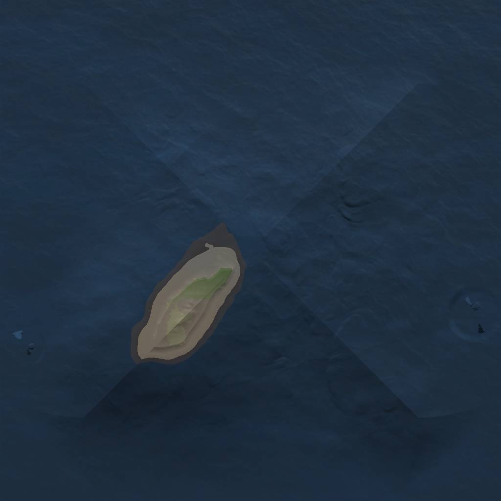 Rust Map: Procedural Map, Size: 1000, Seed: 636884061, 3 Monuments