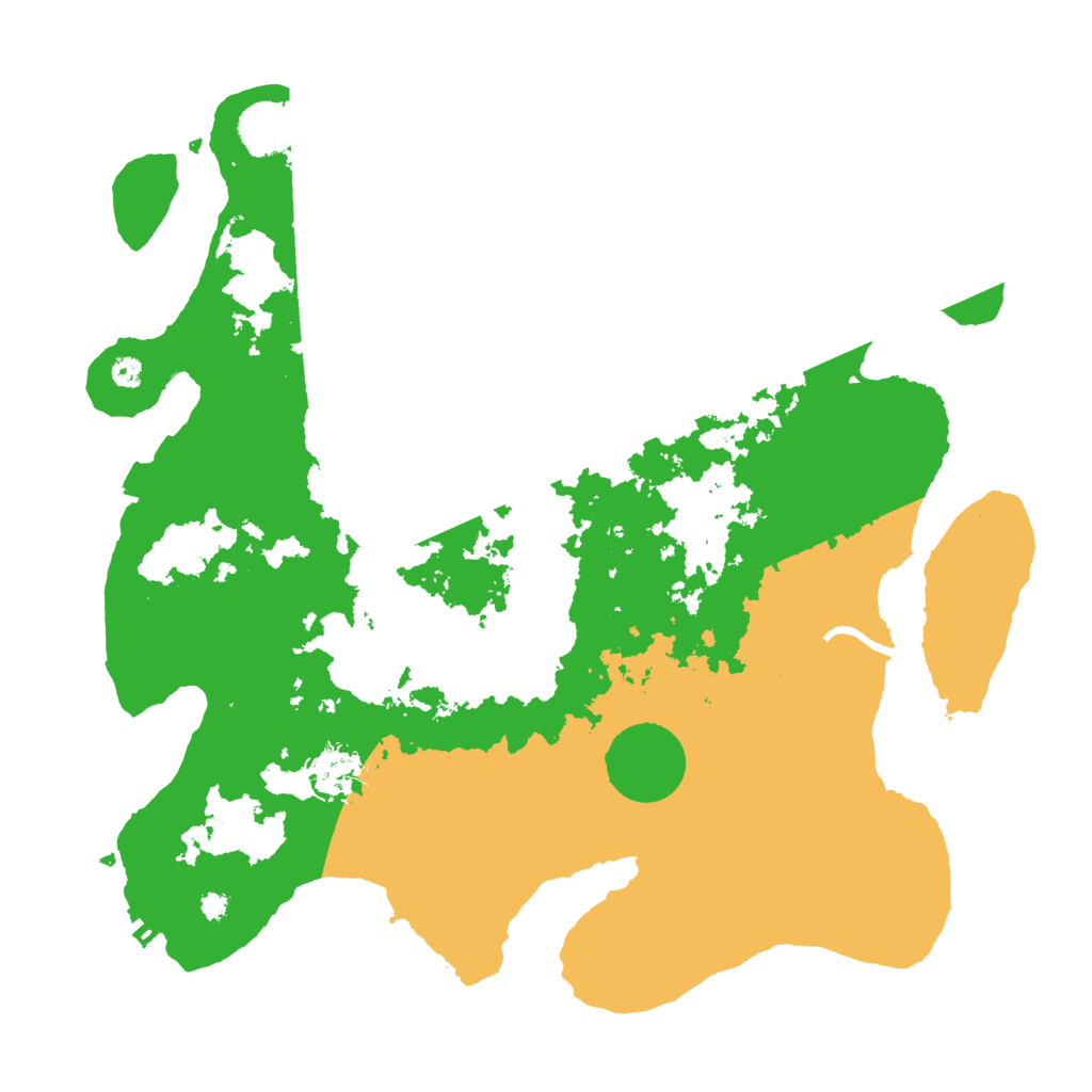 Biome Rust Map: Procedural Map, Size: 3650, Seed: 93284307