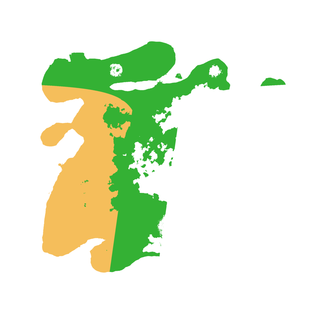 Biome Rust Map: Procedural Map, Size: 2484, Seed: 1163856909
