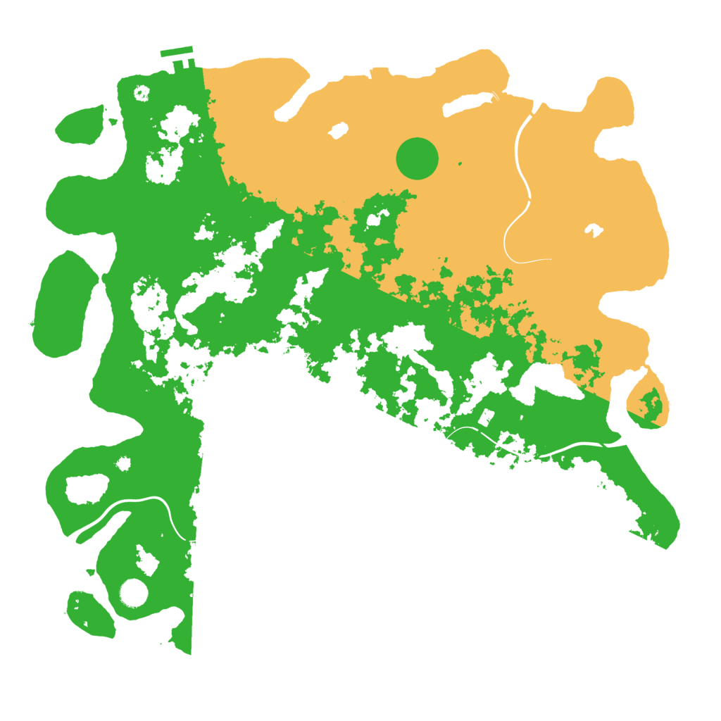 Biome Rust Map: Procedural Map, Size: 4500, Seed: 562100485
