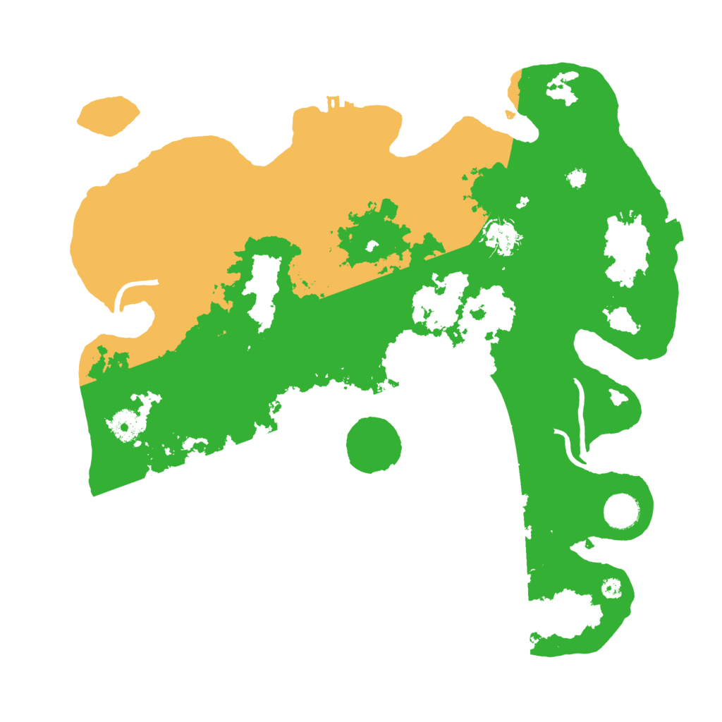 Biome Rust Map: Procedural Map, Size: 3600, Seed: 820229766