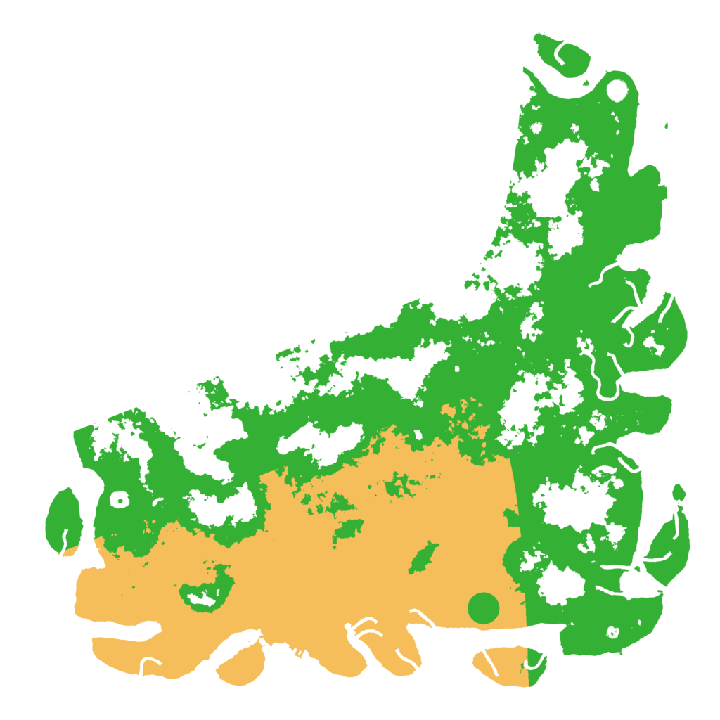 Biome Rust Map: Procedural Map, Size: 6000, Seed: 40322359