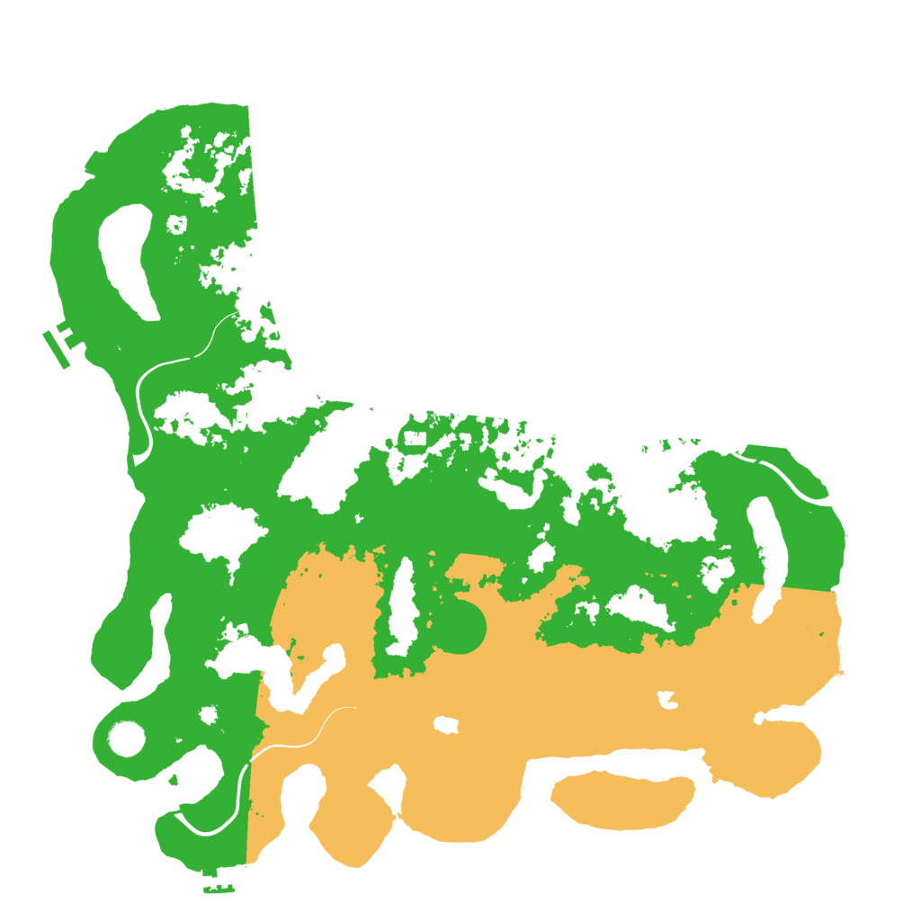 Biome Rust Map: Procedural Map, Size: 4500, Seed: 1733475455