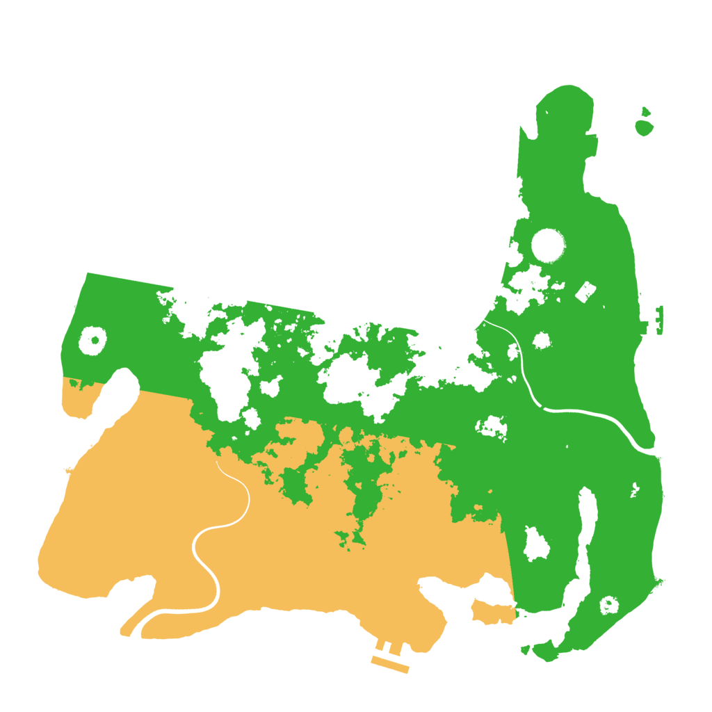 Biome Rust Map: Procedural Map, Size: 3750, Seed: 71477659
