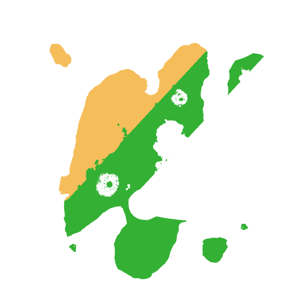 Biome Rust Map: Procedural Map, Size: 2000, Seed: 64941526