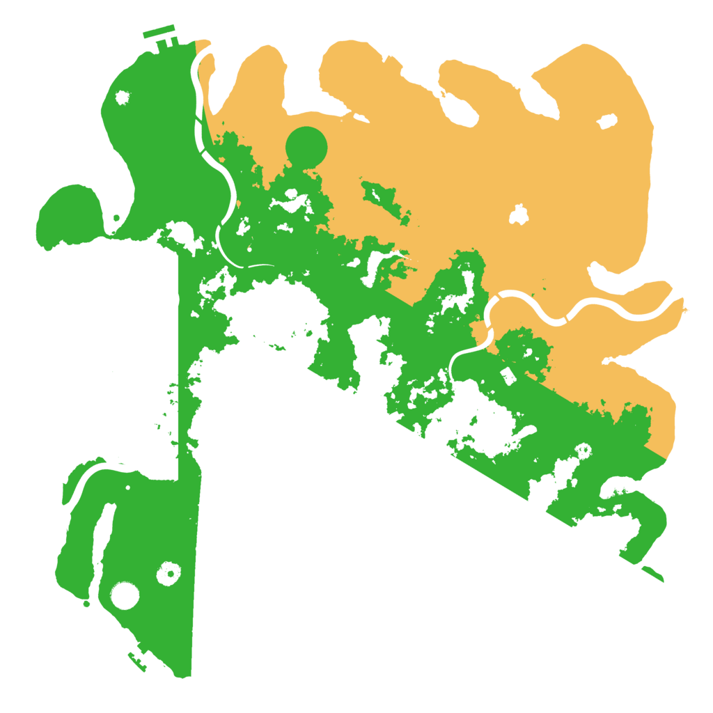 Biome Rust Map: Procedural Map, Size: 4500, Seed: 455086006