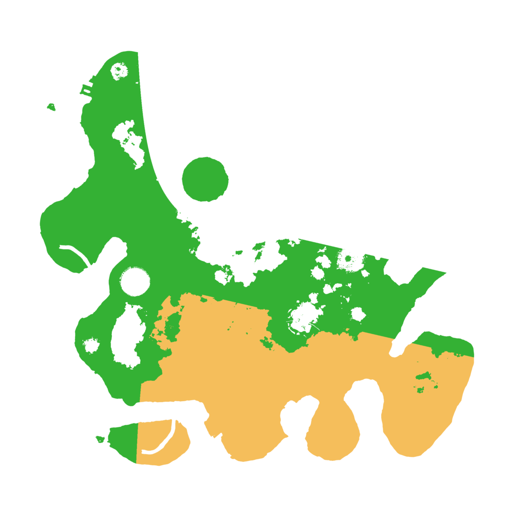 Biome Rust Map: Procedural Map, Size: 3100, Seed: 96618551