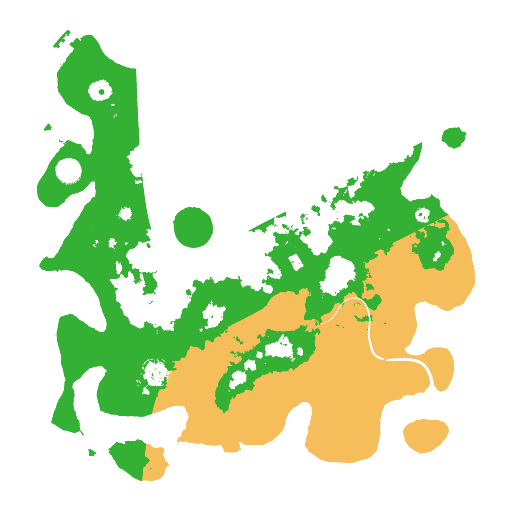 Biome Rust Map: Procedural Map, Size: 3500, Seed: 239675932