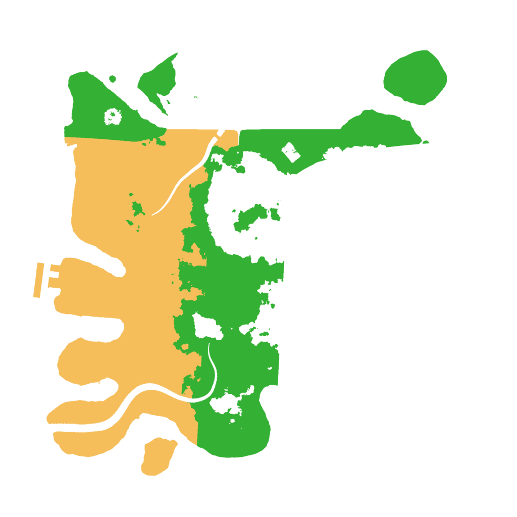 Biome Rust Map: Procedural Map, Size: 3000, Seed: 32113