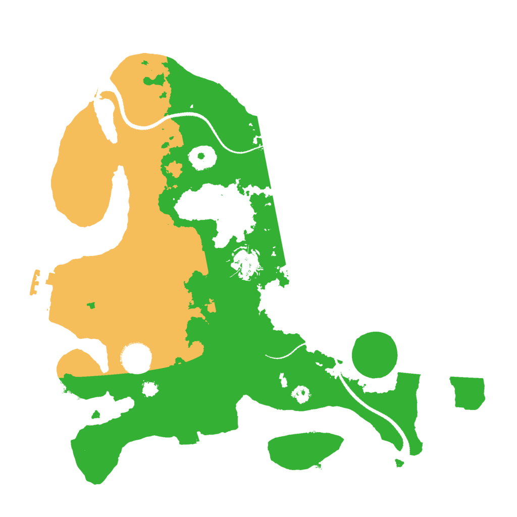 Biome Rust Map: Procedural Map, Size: 3000, Seed: 1863754