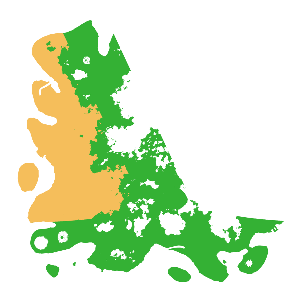 Biome Rust Map: Procedural Map, Size: 4100, Seed: 16119327