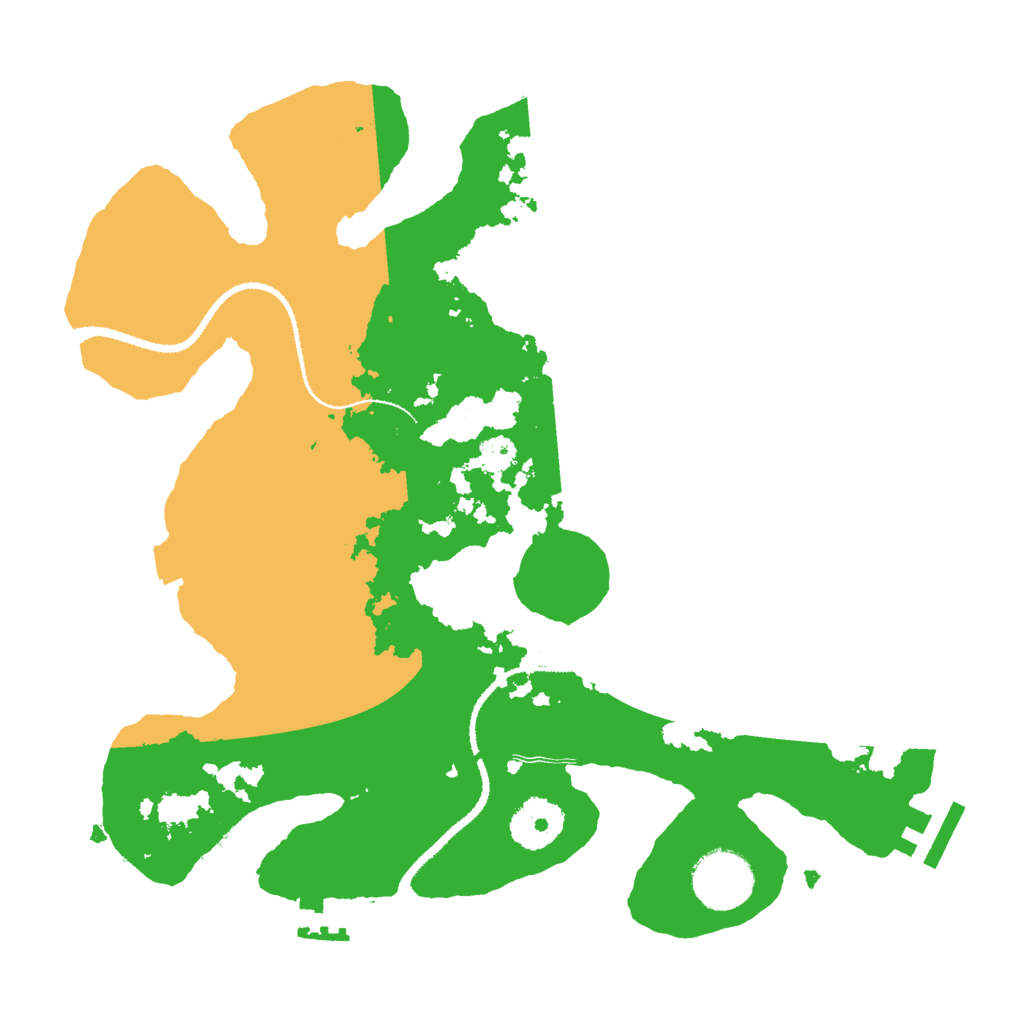Biome Rust Map: Procedural Map, Size: 3000, Seed: 61805914