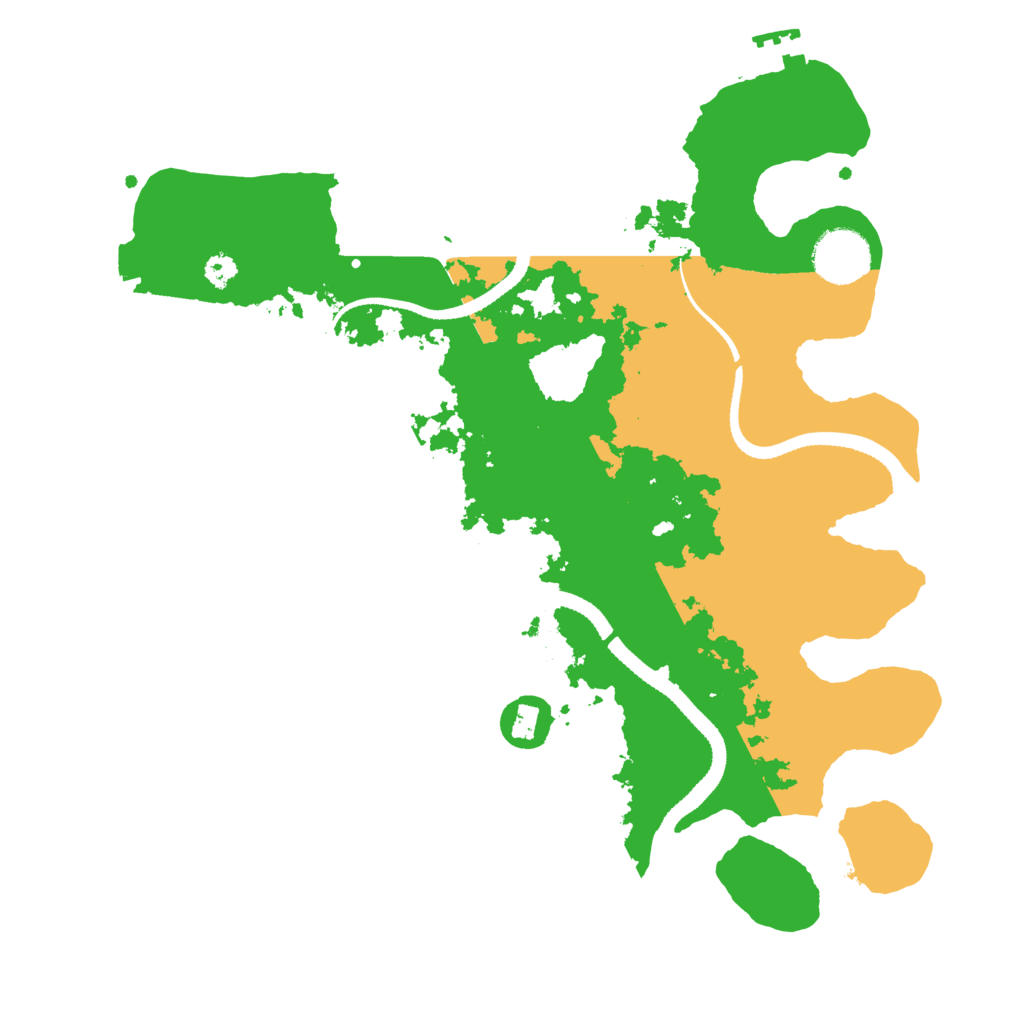 Biome Rust Map: Procedural Map, Size: 3250, Seed: 1422057434