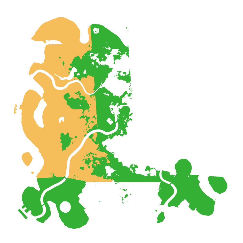 Biome Rust Map: Procedural Map, Size: 4000, Seed: 91960250