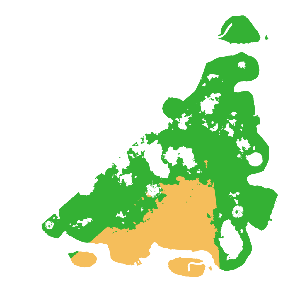 Biome Rust Map: Procedural Map, Size: 3800, Seed: 74454