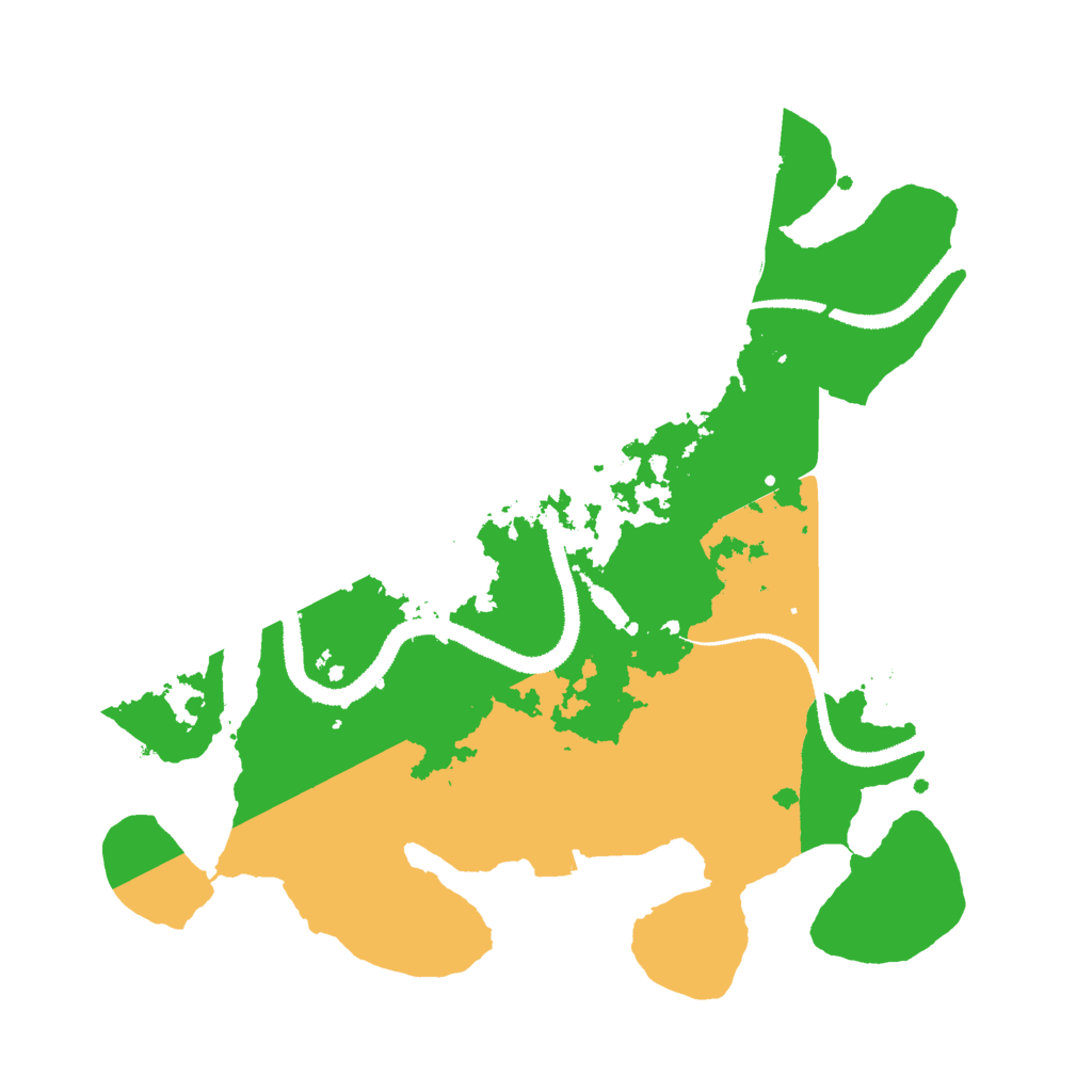 Biome Rust Map: Procedural Map, Size: 3000, Seed: 111869958