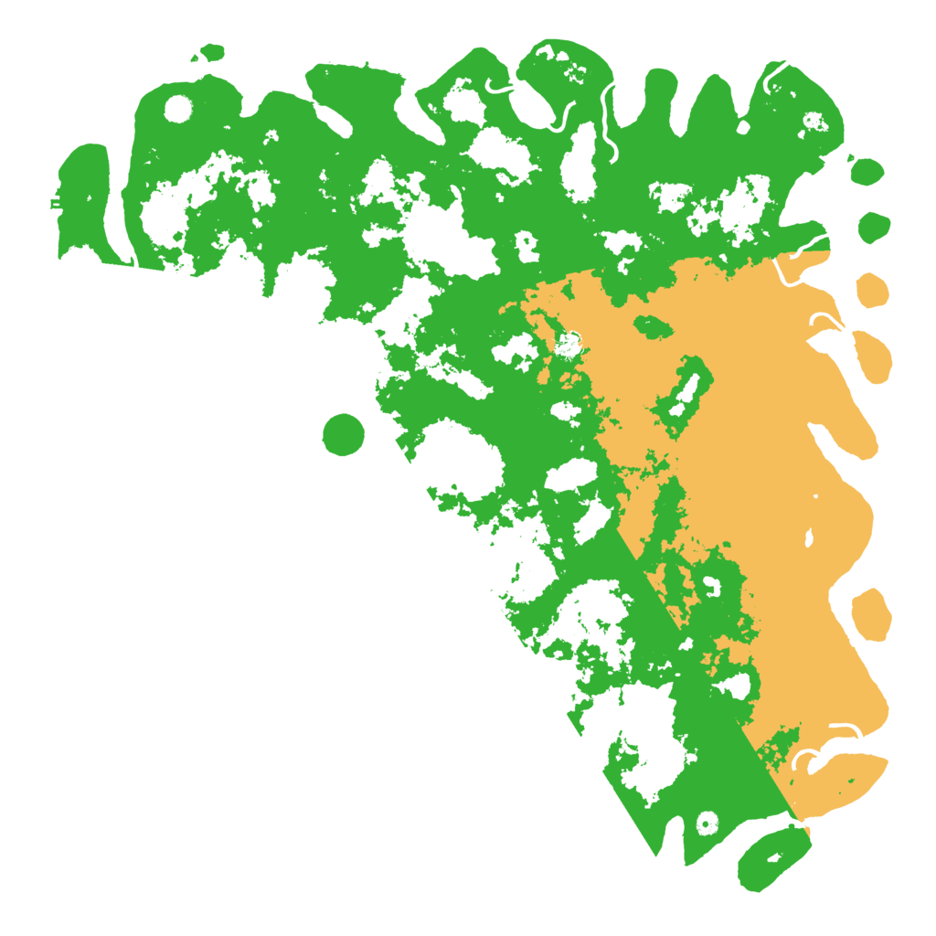 Biome Rust Map: Procedural Map, Size: 6000, Seed: 78861394