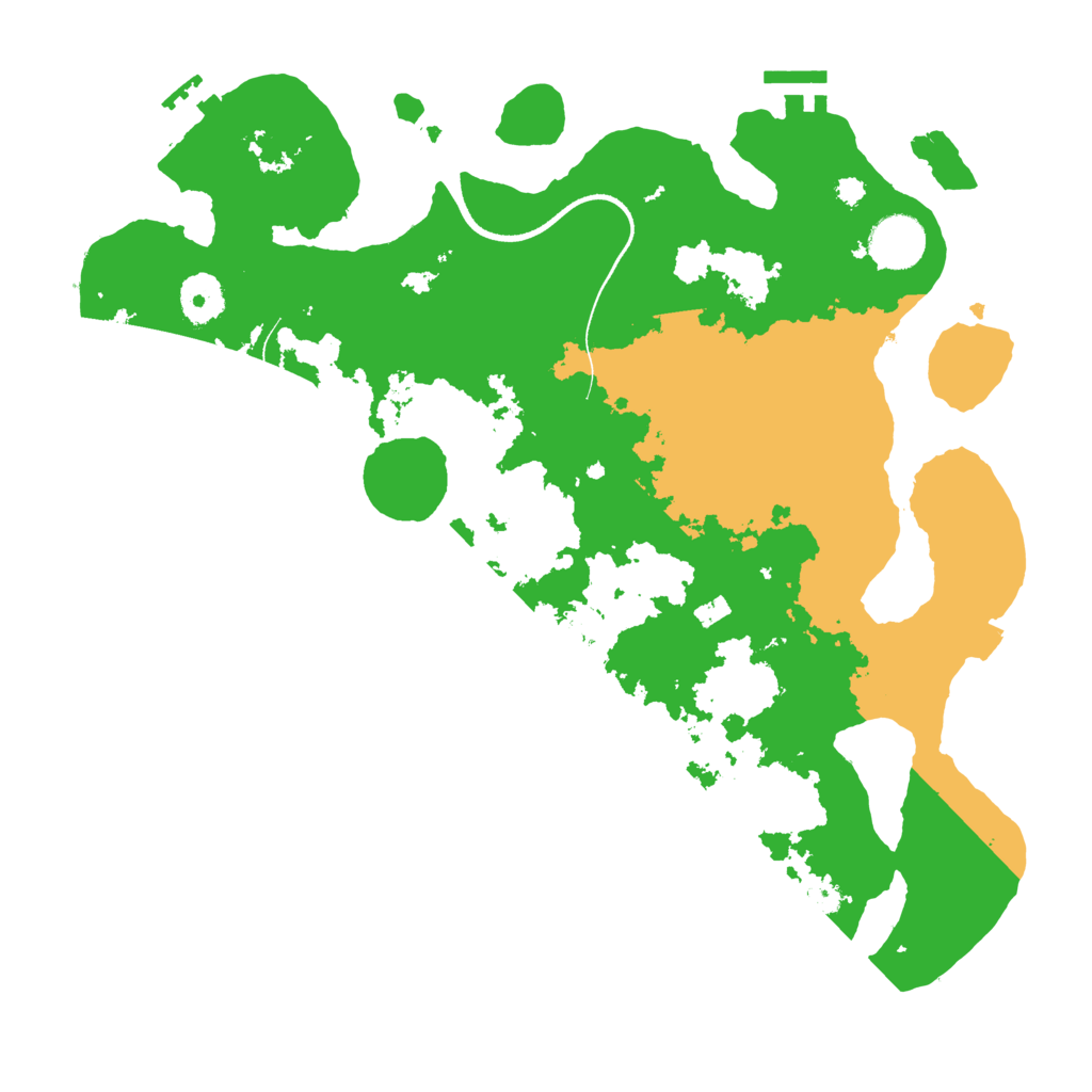 Biome Rust Map: Procedural Map, Size: 3500, Seed: 1575071076