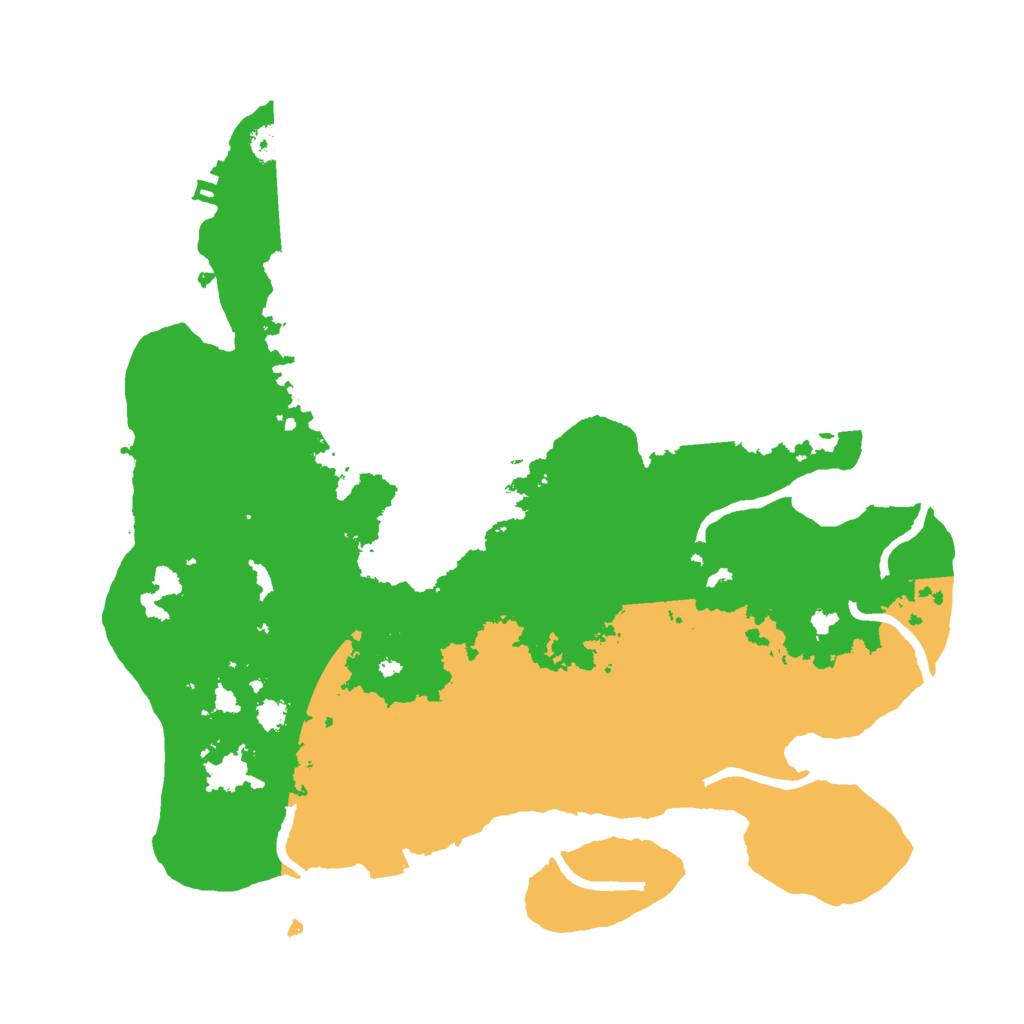 Biome Rust Map: Procedural Map, Size: 3000, Seed: 87054590