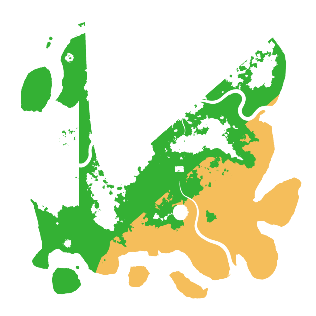 Biome Rust Map: Procedural Map, Size: 3700, Seed: 1729209903