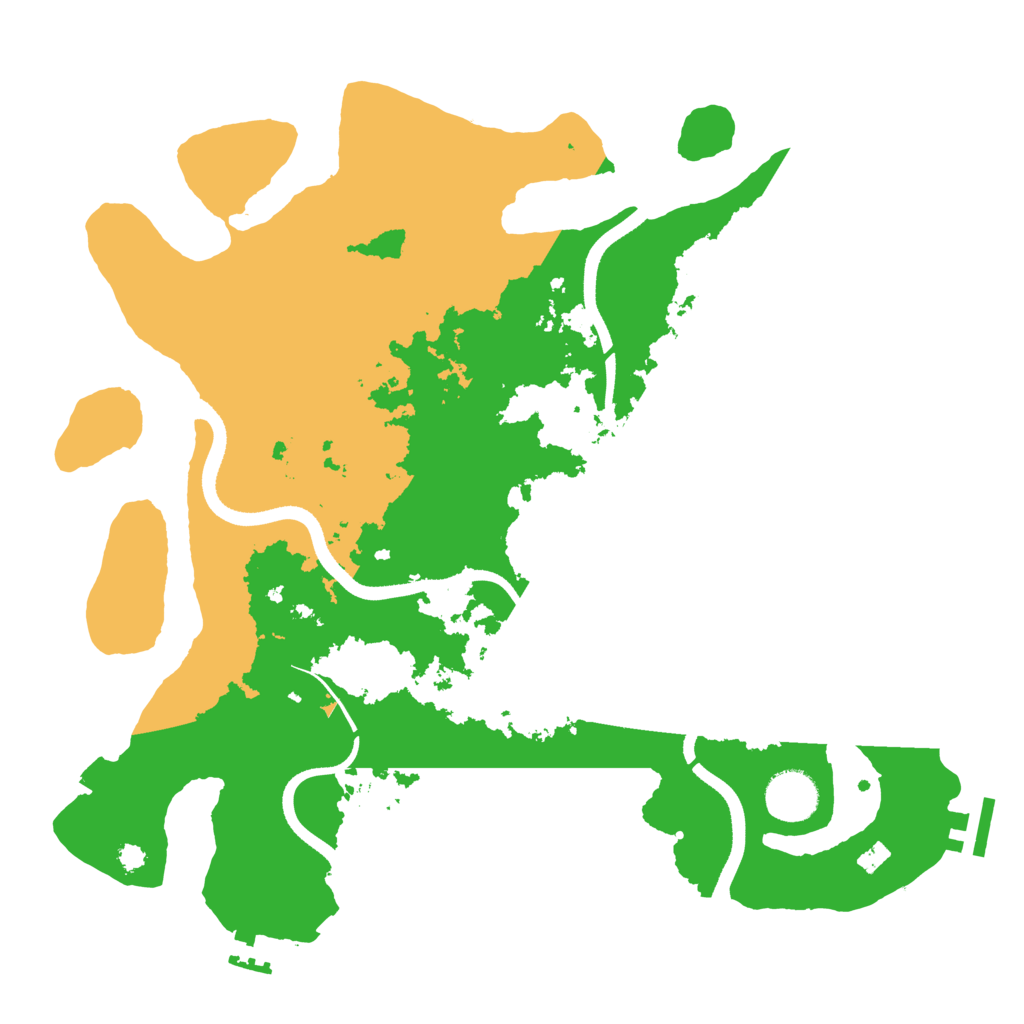 Biome Rust Map: Procedural Map, Size: 3500, Seed: 1896586377