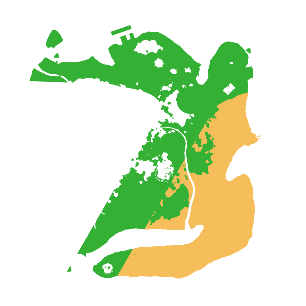 Biome Rust Map: Procedural Map, Size: 3000, Seed: 732805201